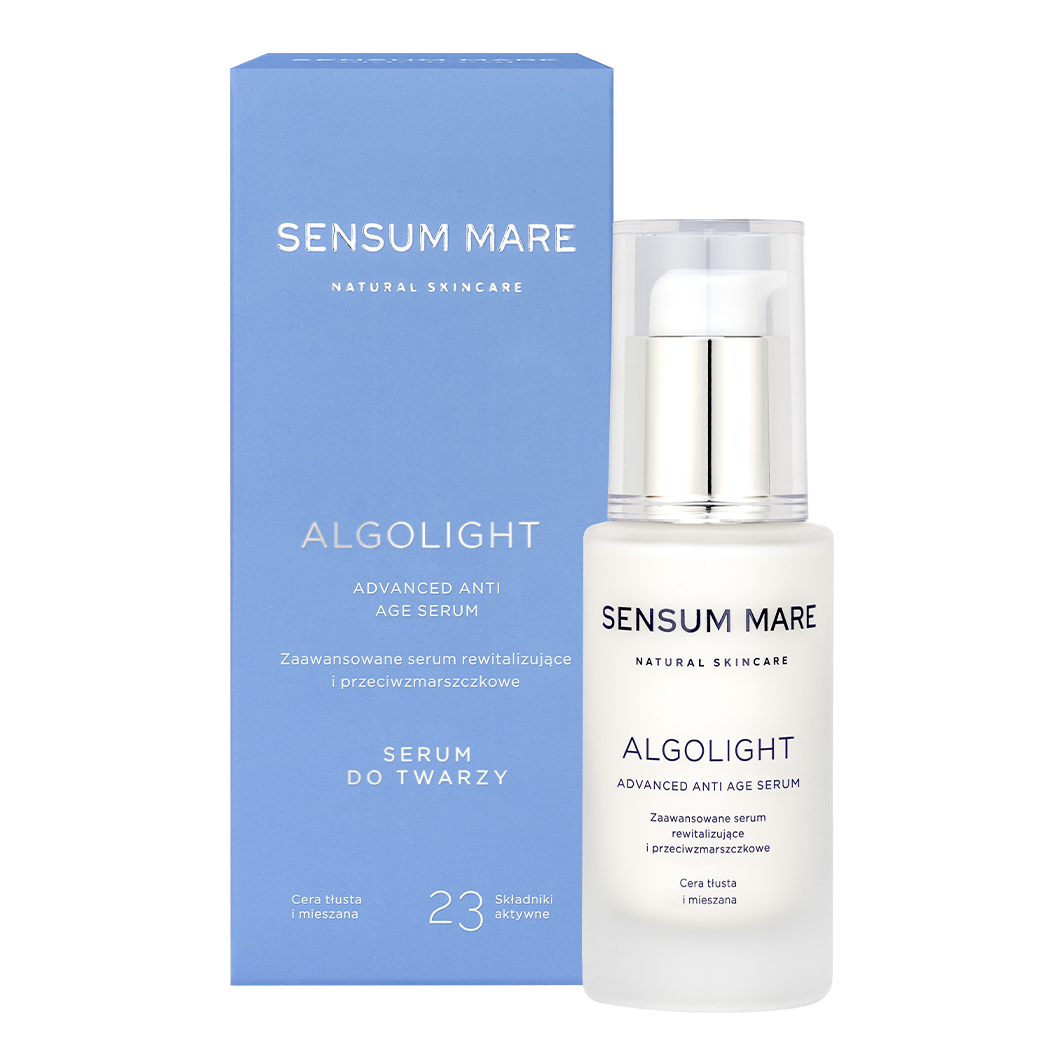 Sensum Mare Algolight Serum Rewitalizujące i Przeciwzmarszczkowe o Lekkiej Konsystencji 35ml