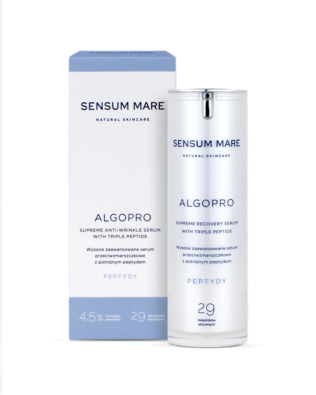Zaawansowane Serum Przeciwzmarszczkowe z Potrójnym Peptydem 4,5%