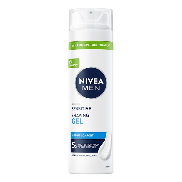 NIVEA Men Sensitive Łagodzący Żel do Golenia 200ml