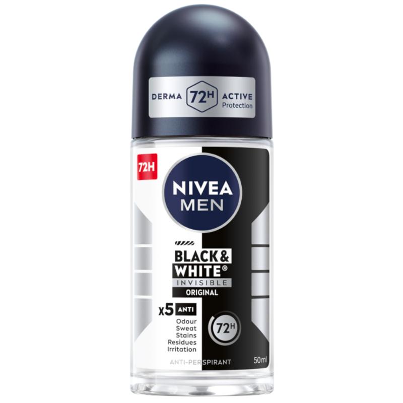 NIVEA MEN Black & White Power Antyperspirant roll-on 50 ml