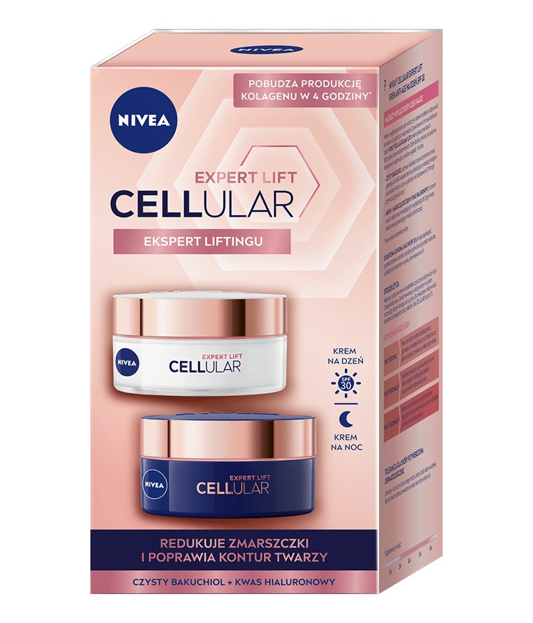 NIVEA 2 pack Cellular Expert Lift Krem na Dzień i Krem na Noc (2 x 50ml)