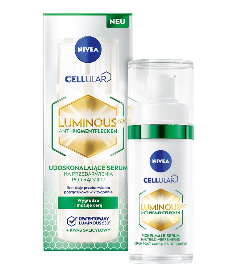 NIVEA Cellular Luminous630®  Udoskonalające Serum na Przebarwienia po Trądziku 30ml