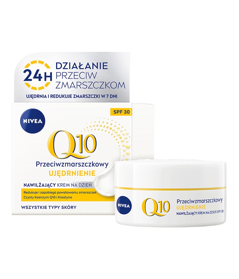 NIVEA Q10 Ujędrnienie Przeciwzmarszczkowy Nawilżający Krem na Dzień SPF30 50ml