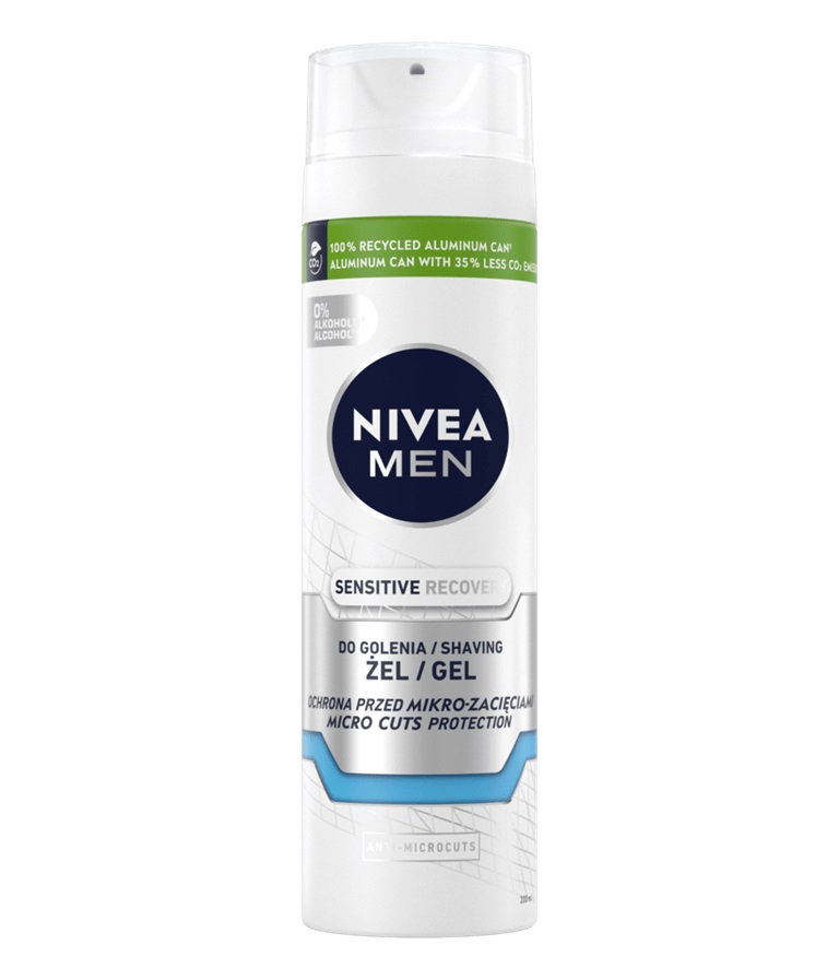 NIVEA MEN Sensitive Regenerujący Żel do Golenia 200ml