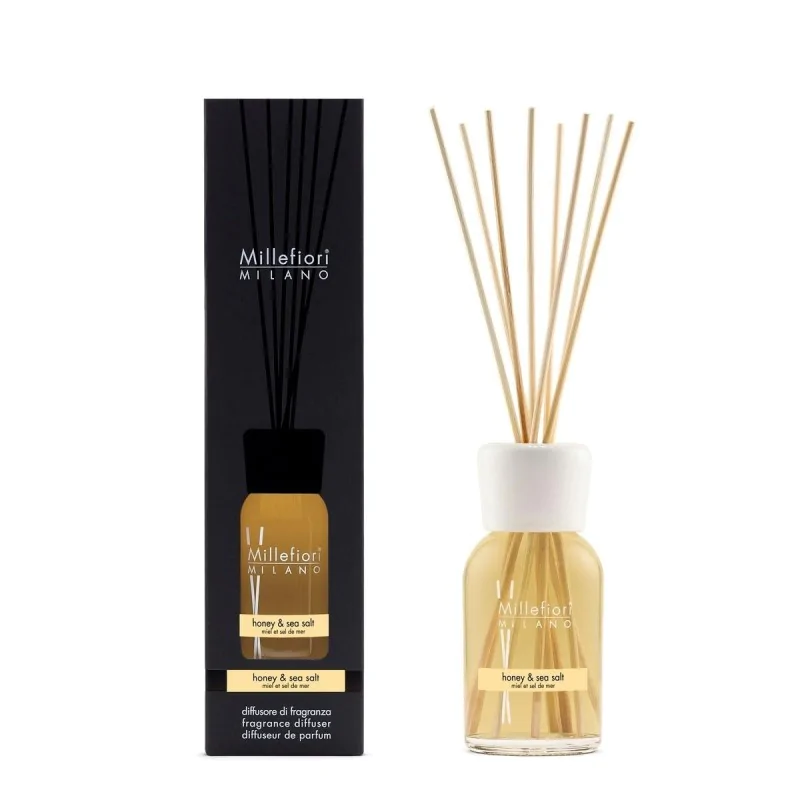 Millefiori Milano Pałeczki Zapachowe Honey & Sea Salt 250ml