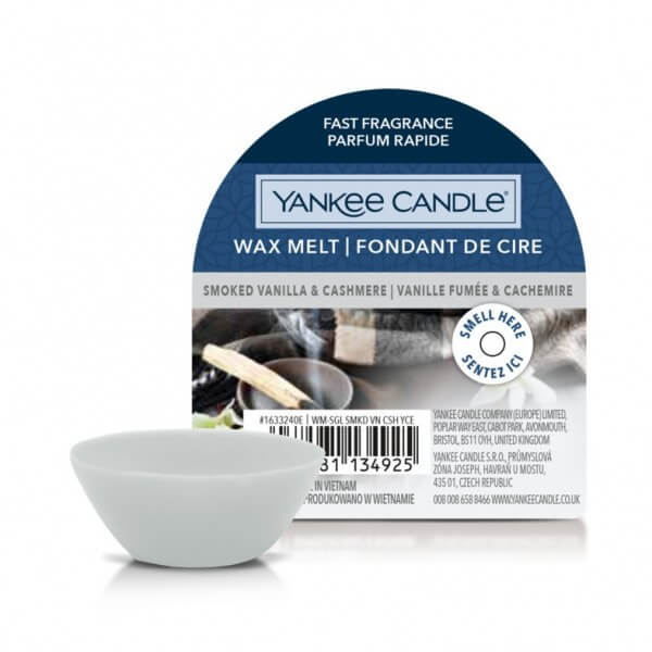 Yankee Candle Wosk Smoked Vanilla & Cashmere