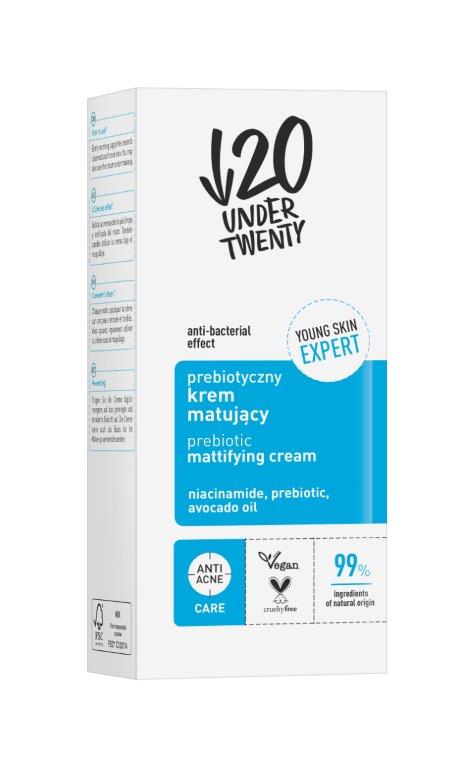 Under Twenty Care Prebiotyczny Krem Matujący 50ml
