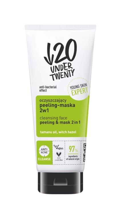 Under Twenty Cleanse Oczyszczający Peeling-Maska 2w1 100ml