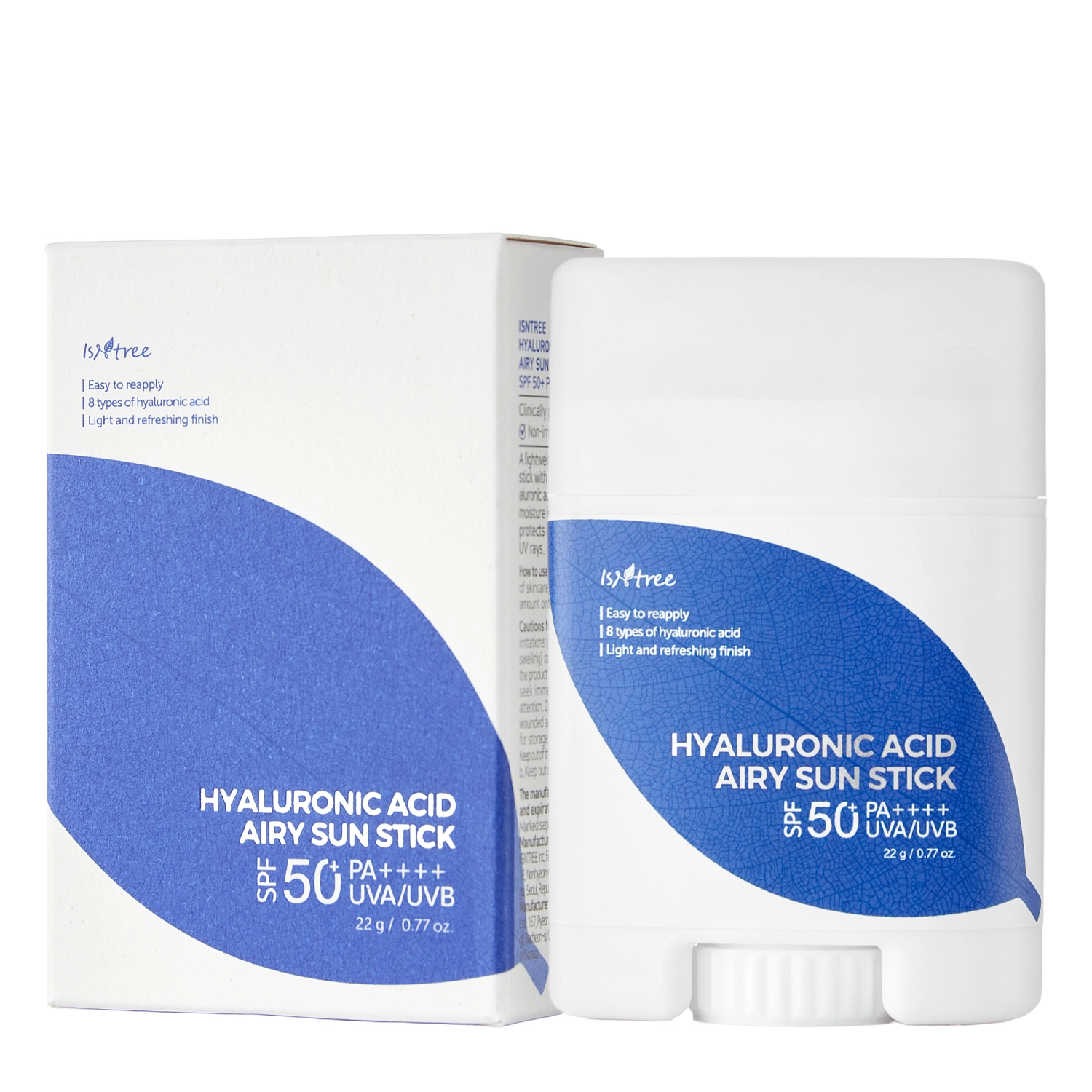 Isntree Hyaluronic Acid Airy Sun Stick Sztyft SPF50+ 22g