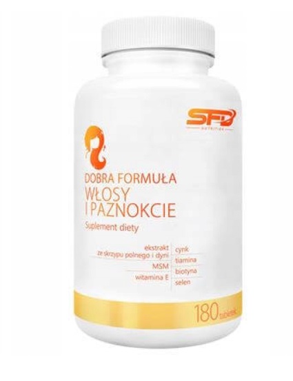 SFD Dobra Formuła Suplement Diety na Włosy i Paznokcie 180 Tabletek