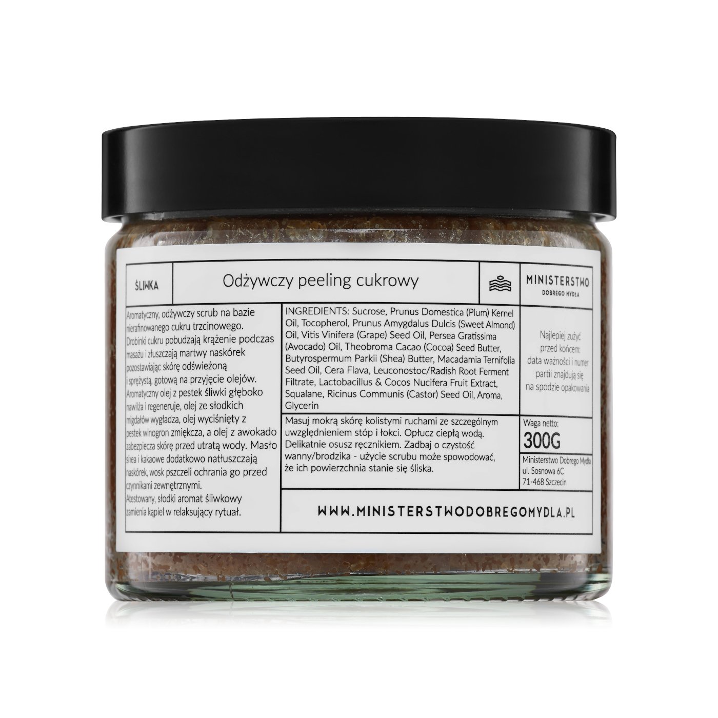 Ministerstwo Dobrego Mydła Peeling do Ciała Śliwka 300g