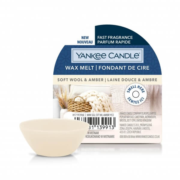 Yankee Candle Wosk Soft Wool Amber