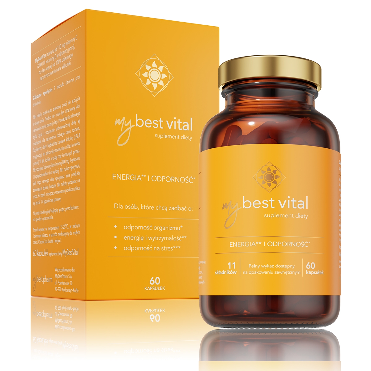 MyBestPharm MyBestvital Suplement Diety 60 Kapsułek