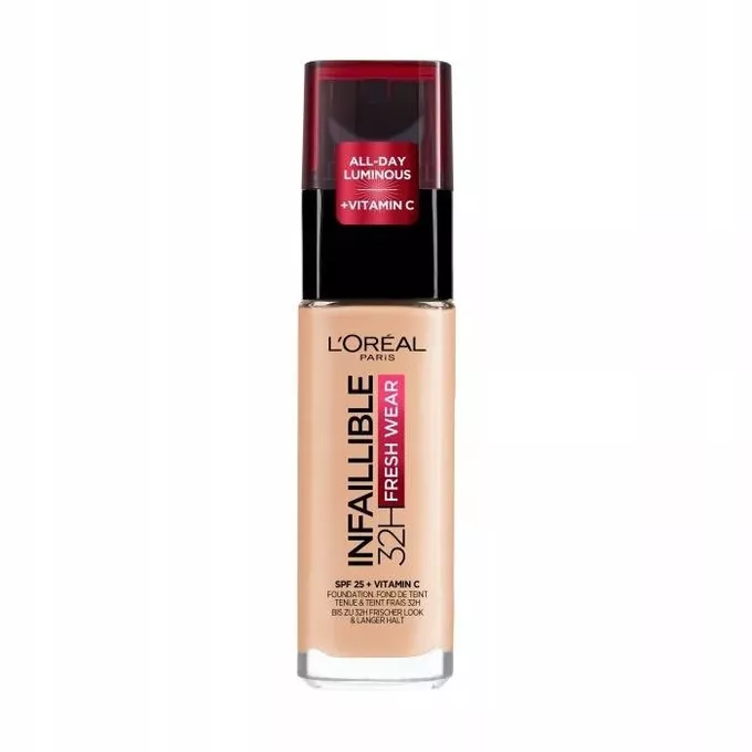 Loreal Infaillible 32h Fresh Wear Długotrwały Podkład 180 Rose Sand