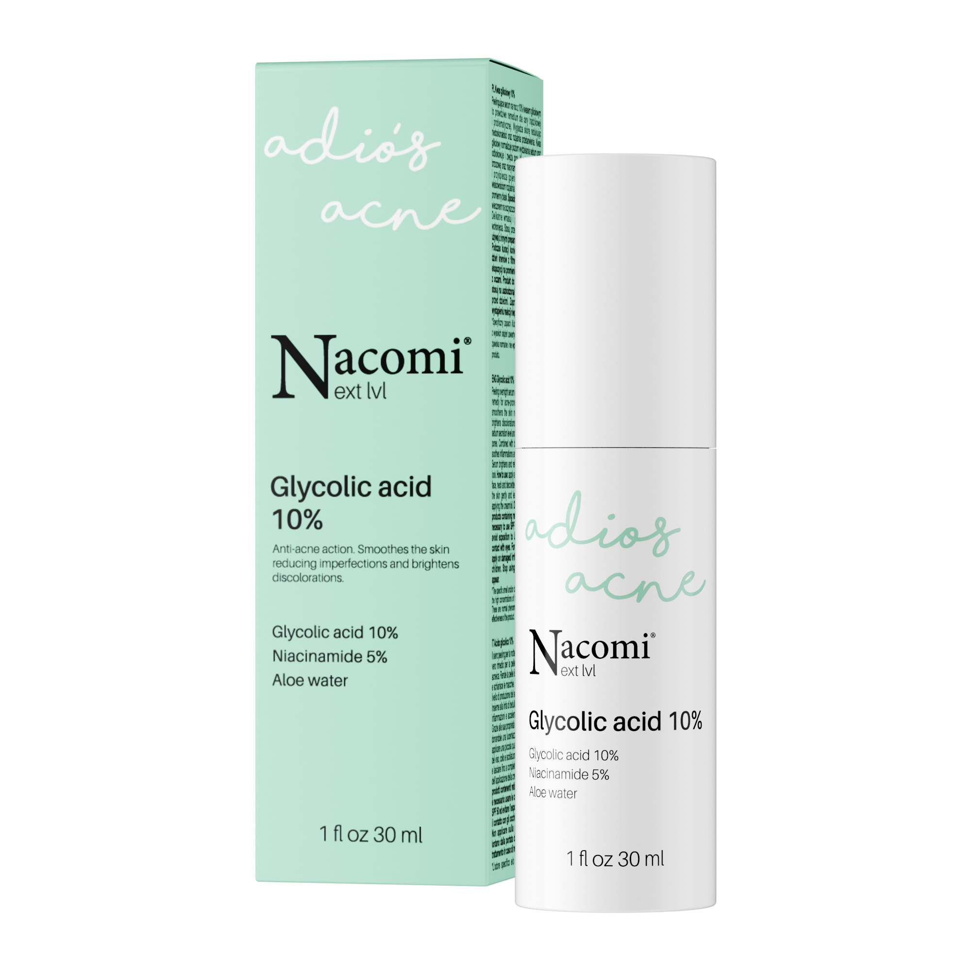 Nacomi Next Lvl Serum z Kwasem Glikolowym 10% 30ml