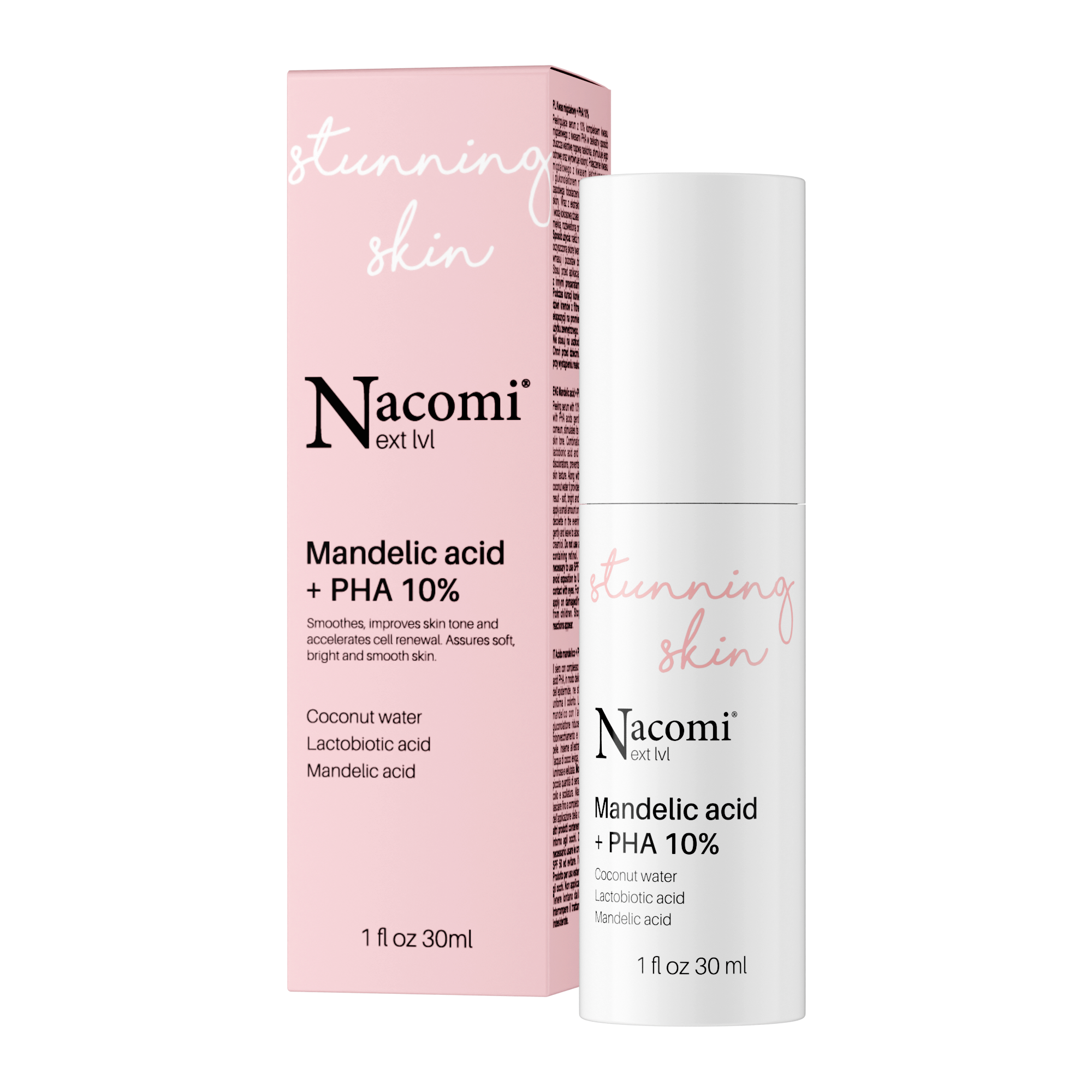 Nacomi Next Lvl Serum z Kwasem Migdałowym 10% + Kwasem PHA 30ml