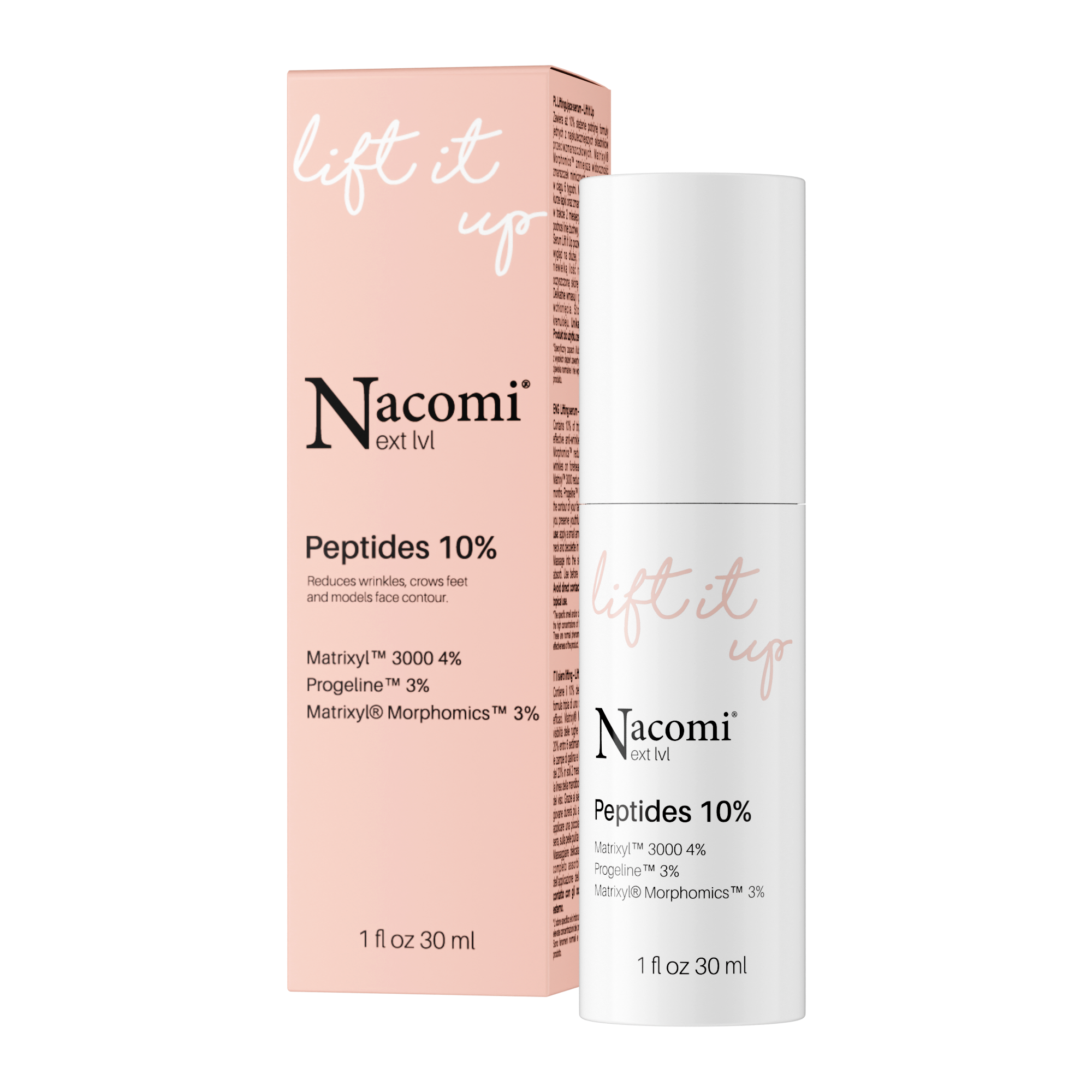 Nacomi Next Lvl Liftingujące Serum Peptydowe 10% Lift it Up 30ml