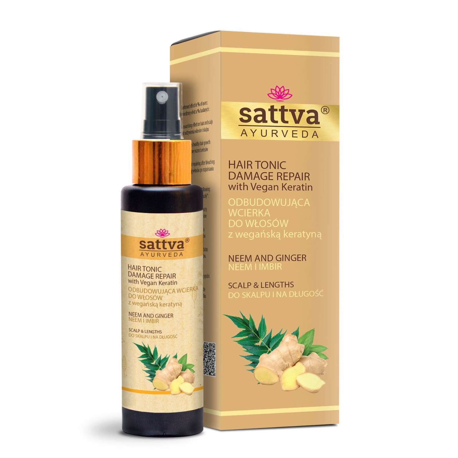 Sattva Wcierka do Skóry Głowy Neem i Imbir 100ml
