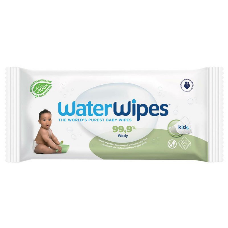 WaterWipes Chusteczki Nawilżające Kids 60 Sztuk