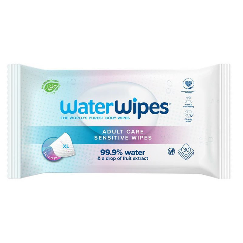 WaterWipes Chusteczki Nawilżające XL 30 Sztuk