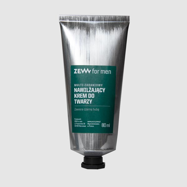 ZEW Nawilżający Krem do Twarzy z Czarną Hubą 80ml