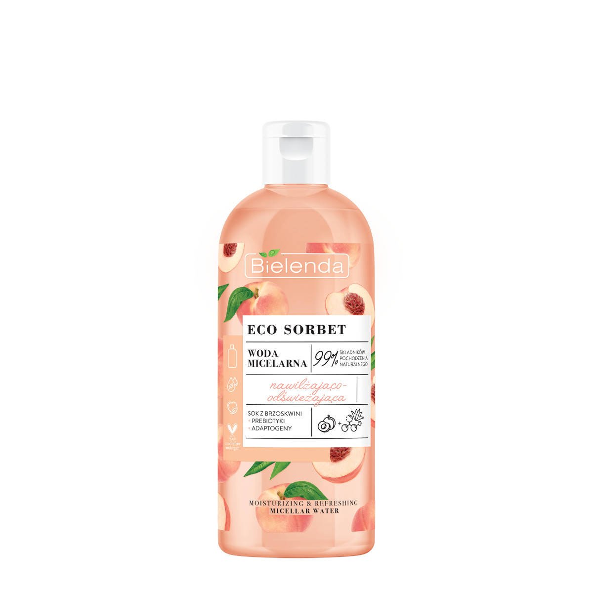 Bielenda Eco Sorbet Woda Micelarna Odświeżająca 500ml