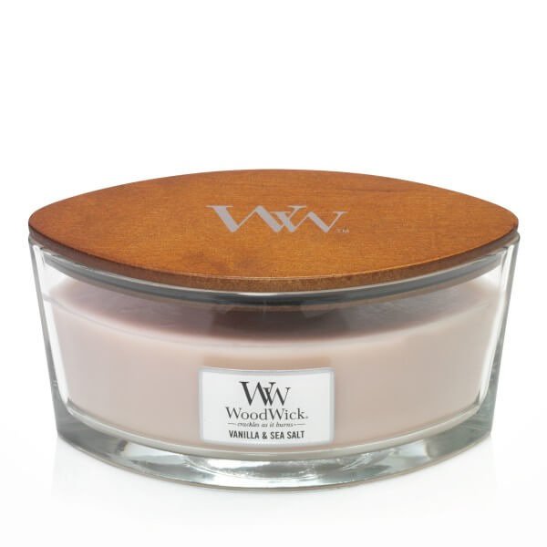 WoodWick Świeca Elipsa Vanilla & Sea Salt