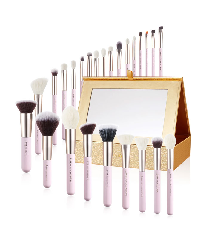 Jessup T295 Zestaw 25 Pędzli do Twarzy i Oczu Blushing Bride + Box