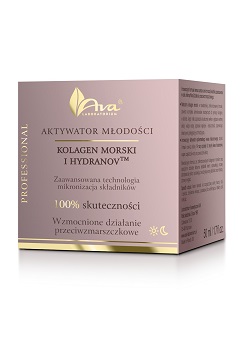 AVA Aktywator Młodości Krem do Twarzy Kolagen Morski i Hydranov 50ml