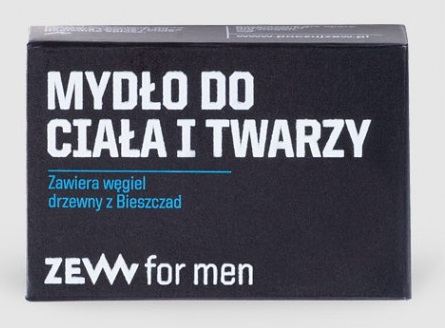 Mydło do ciała i twarzy z węglem drzewnym z Bieszczad