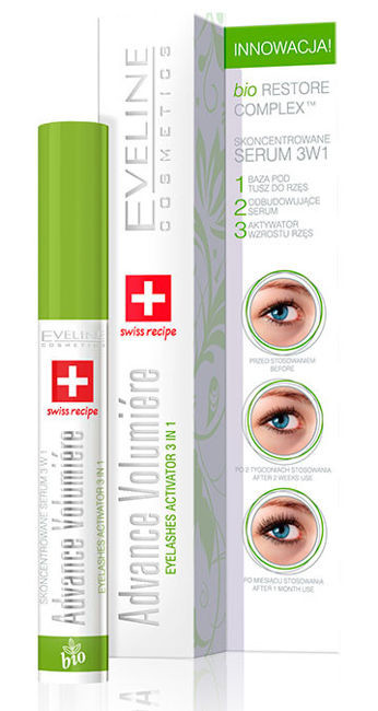 Eveline Advance Volumiere Odżywka - Serum do Rzęs 3w1