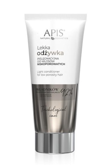 APIS Lekka Odżywka do Włosów Niskoporowatych 200ml