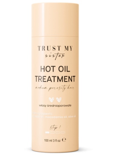 Trust my Sister Olej do Włosów Średnioporowatych 100ml