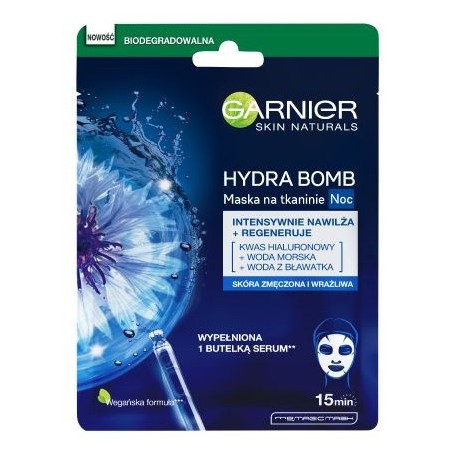 Garnier Maska w Płacie Hydra Bomb Night