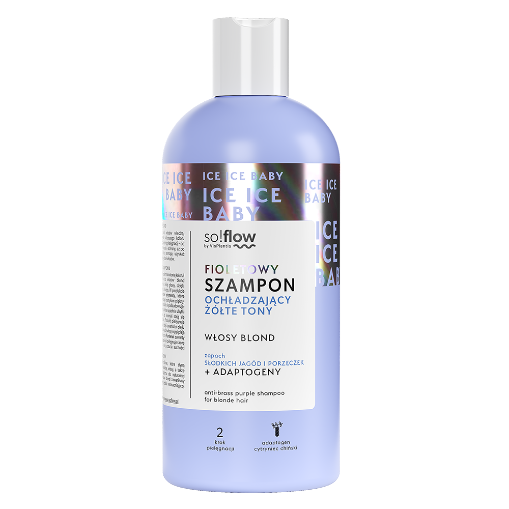 So!flow Fioletowy Szampon Ochładzający Żółte Tony 300ml