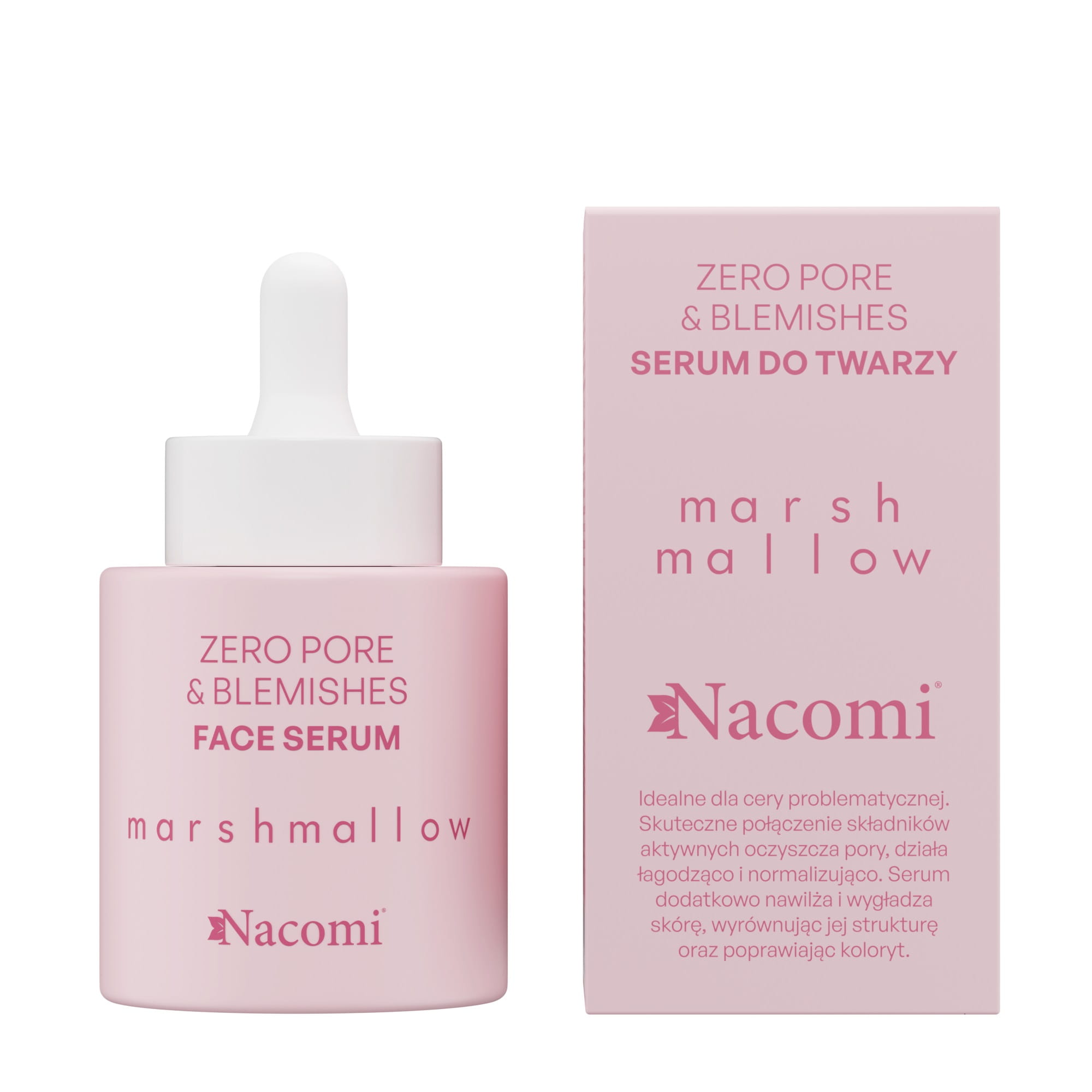 Nacomi Marshmallow Zero Pore & Blemishes Serum do Twarzy 30ml