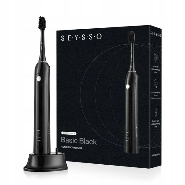 SEYSSO Carbon Basic Black Szczoteczka Soniczna