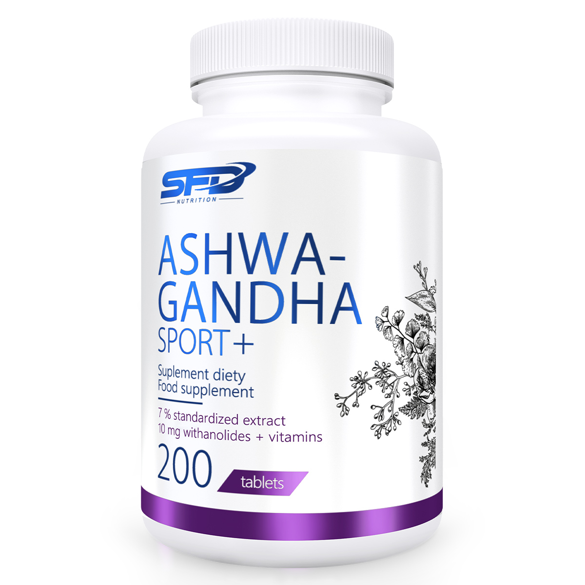 SFD Ashwa-Gandha Sport+ Suplement Diety 200 Tabletek
