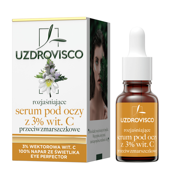 Świetlik rozjaśniające serum pod oczy z 3% wit.c przeciwzmarszczkowe