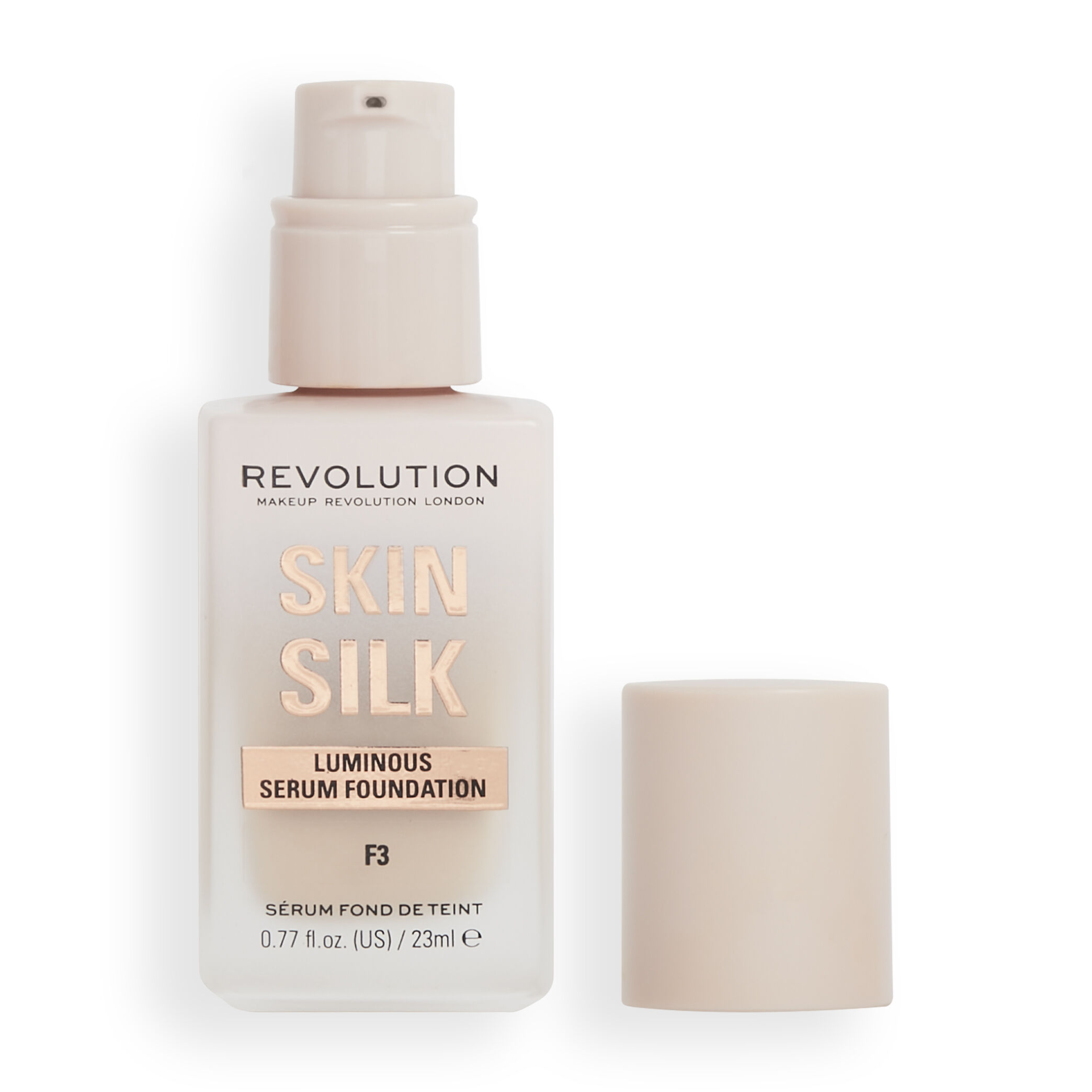 Makeup Revolution Skin Silk Serum Podkład do Twarzy F3