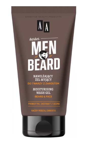 Men Beard nawilżający żel myjący do twarzy z zarostem