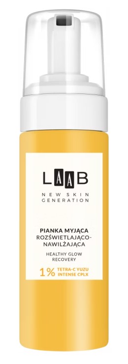 AA LAAB Nawilżająco-Rozświetlająca Pianka do Mycia Twarzy 150ml