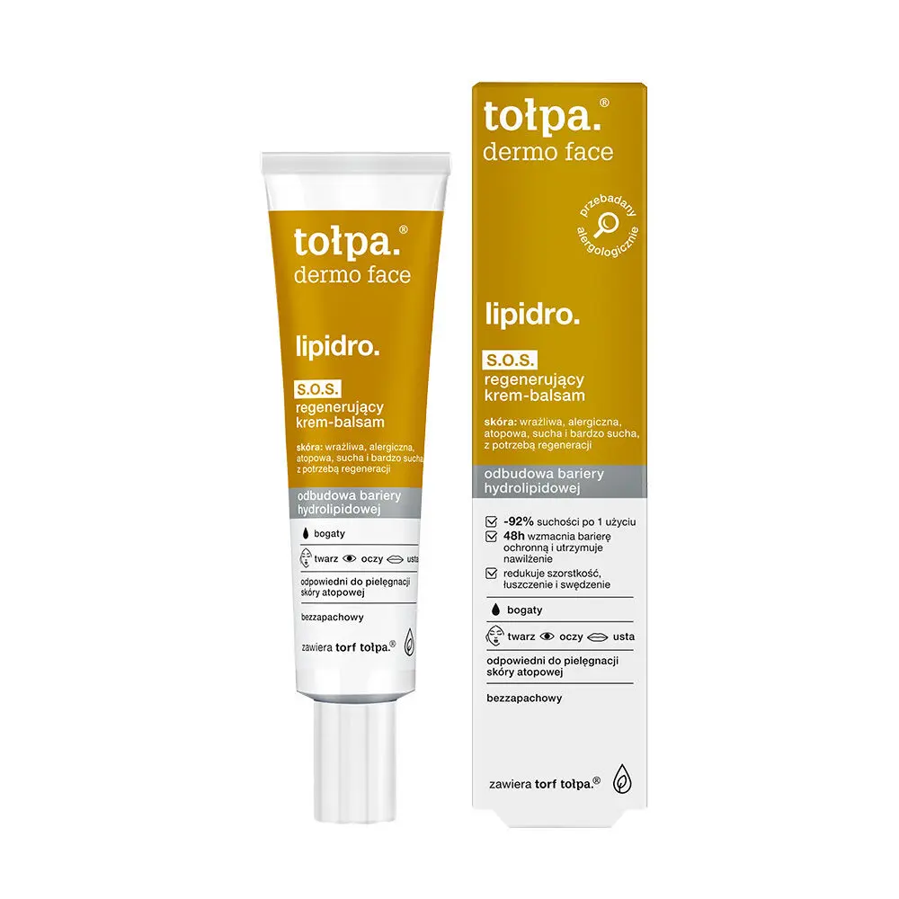 Tołpa Dermo Face Lipidro S.O.S. Regenerujący Krem-Balsam 40ml