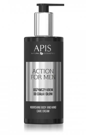 APIS Action For Men Odżywczy Krem do Ciała i Dłoni 300ml