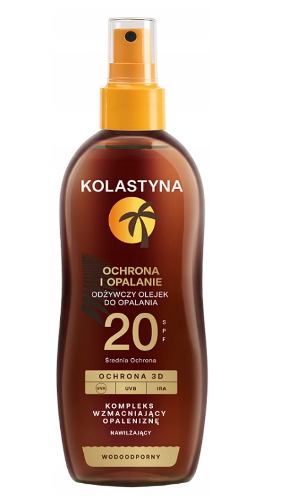 Kolastyna Ochrona i Opalanie Olejek SPF20+ 150ml