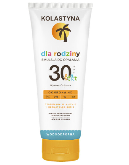 Kolastyna dla Rodziny Emulsja do Opalania SPF30+ 250ml