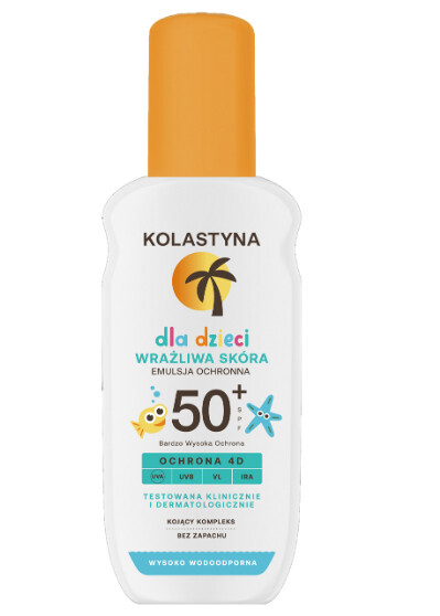 Kolastyna dla Dzieci Wrażliwa Skóra Emulsja Ochronna SPF50+ 150ml