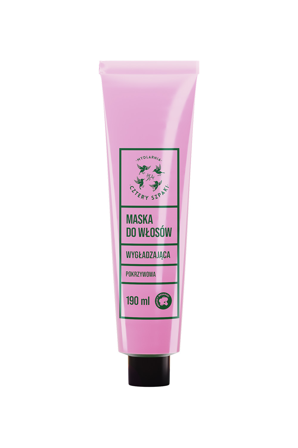 Mydlarnia Cztery Szpaki Maska do Włosów Pokrzywowa Wygładzająca 190ml