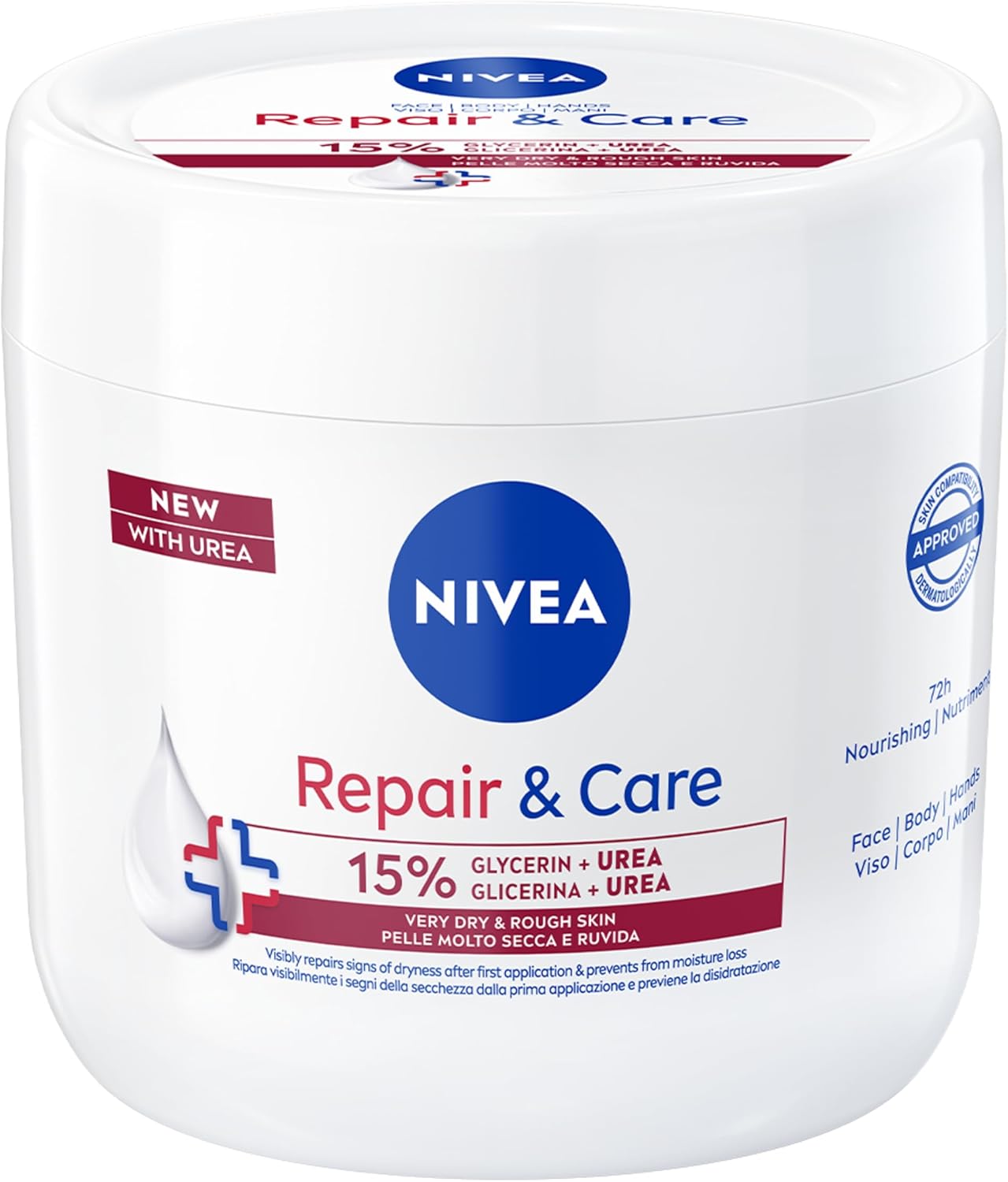 NIVEA Repair & Care Krem Multifunkcyjny Nawilżająco-Regenerujący 400ml
