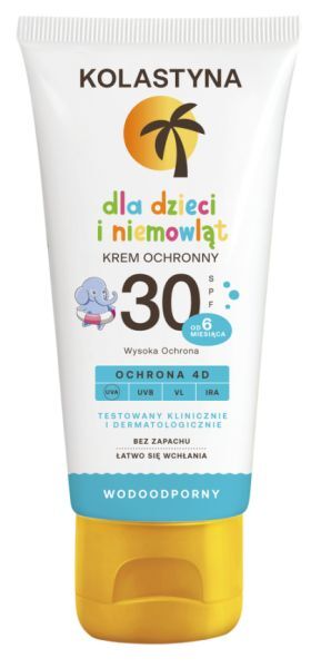 Kolastyna Wodoodporny Krem Ochronny dla Dzieci i Niemowląt SPF30+ 75ml